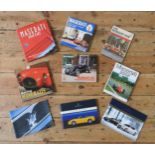 SELECTION OF BOOKS ON MASERATI AND SALES LITERATURE (9) Covering major racing and road models of the