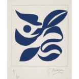 Georges Braque Argenteuil 1882 - 1963 Paris Si je mourais là-bas. Holzschnitt. 1962. 26 x 24 cm (