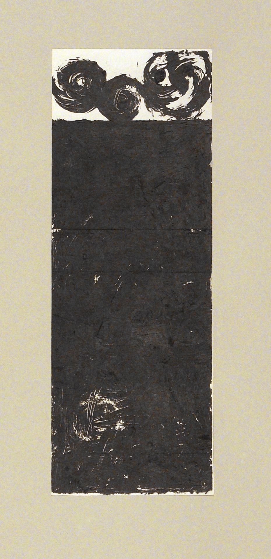 Joseph Beuys Krefeld 1921 - 1986 Düsseldorf Scrolls. Lithographie. 1980. 20,5 x 7,5 cm (38 x 28