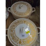 Royal Worcester 'Hyde Park' dinner service, including two vegetable tureens Brand new never been use