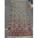 Persian Bakhtiari style rug. W130cm L260cm