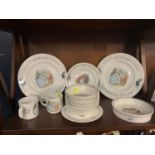Wedgwood Peter Rabbit cups, bowls & plates