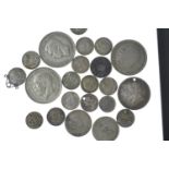 British & world silver coins, gross weight 86.52 grams