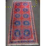 Ushak style star pattern rug. W120cm L261cm