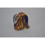 Royal Crown Derby snake paperweight