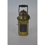 Brass cased lantern/lamp.