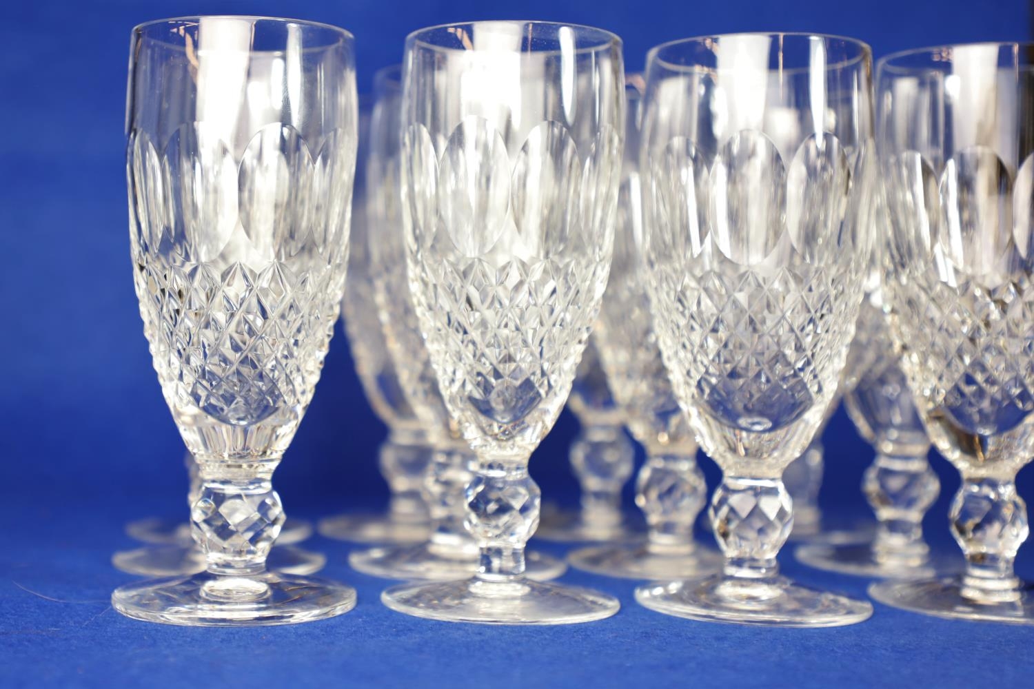 Thirteen Waterford crytal champagne flutes  - Image 3 of 3