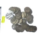 Qty of mostly British silver coins