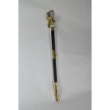 Naval officer's dress sword, overall length including sheath 97cm