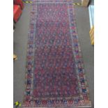 Tabriz wool carpet runner. L310cm x W132cm