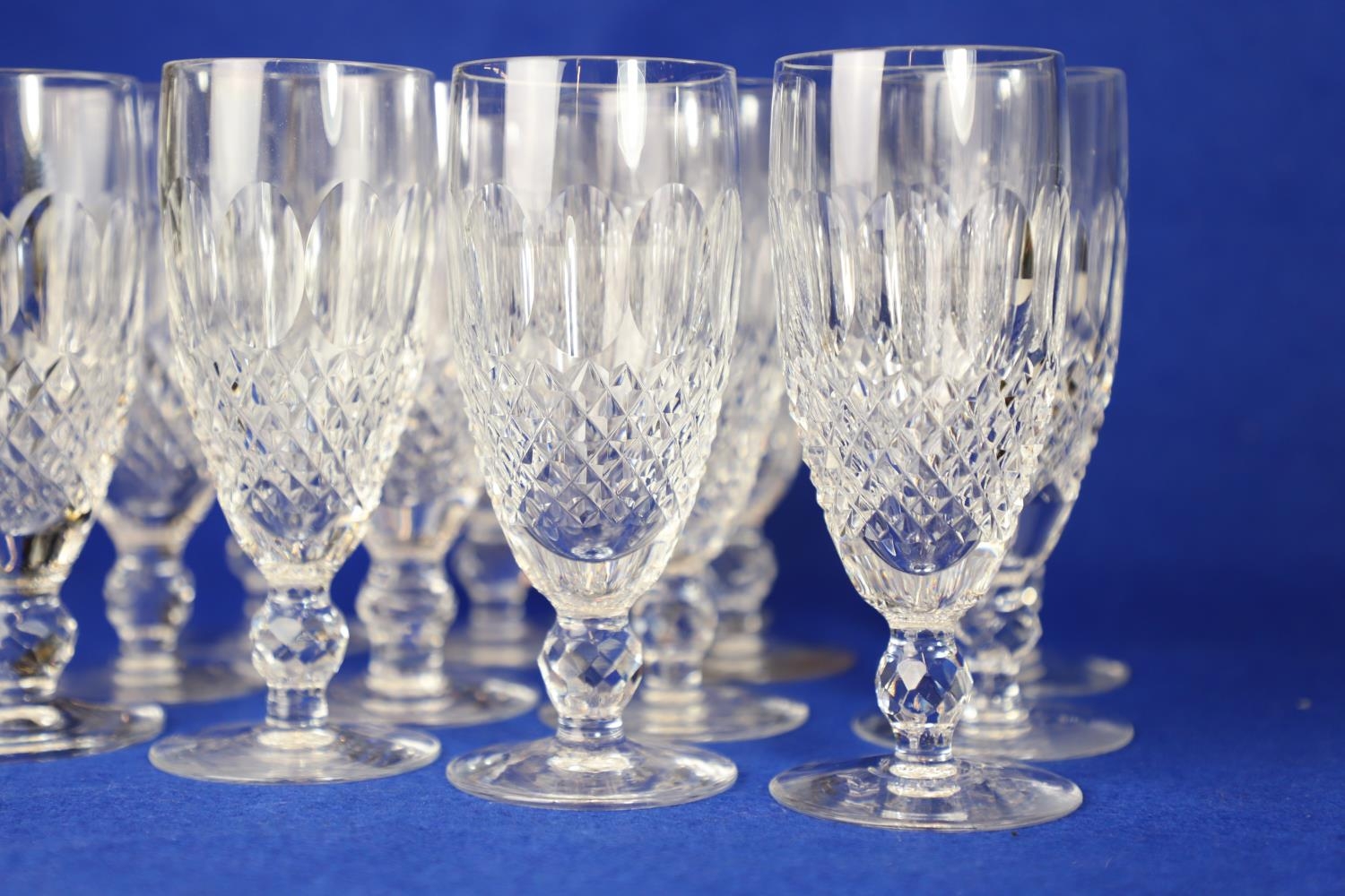 Thirteen Waterford crytal champagne flutes  - Image 2 of 3