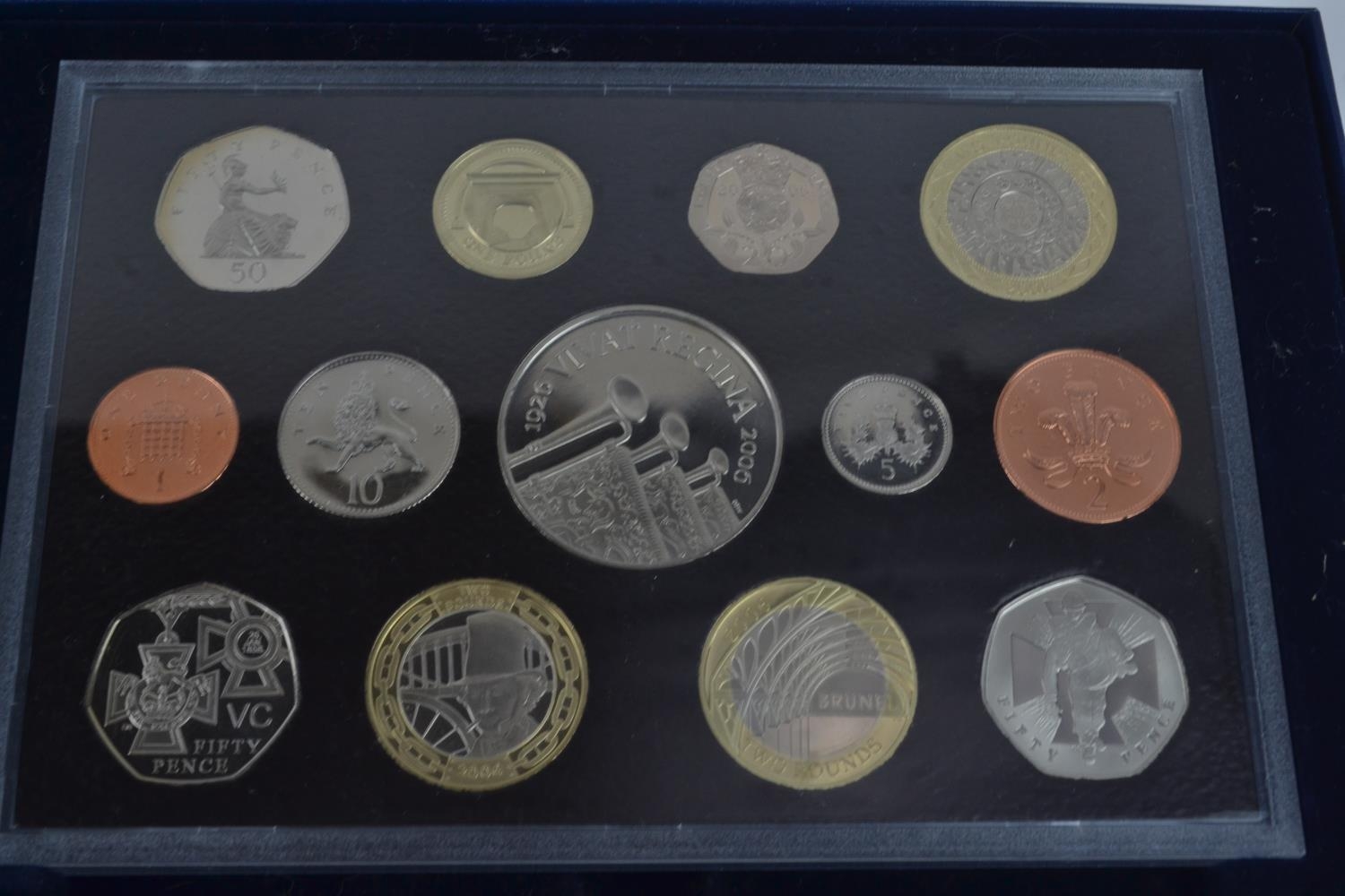 Five Royal Mint UK proof coin sets in presentation boxes, including 2001 Glimpses of the Victorian E - Image 4 of 6