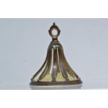 19th century bell-shaped intagalio seal of an old man