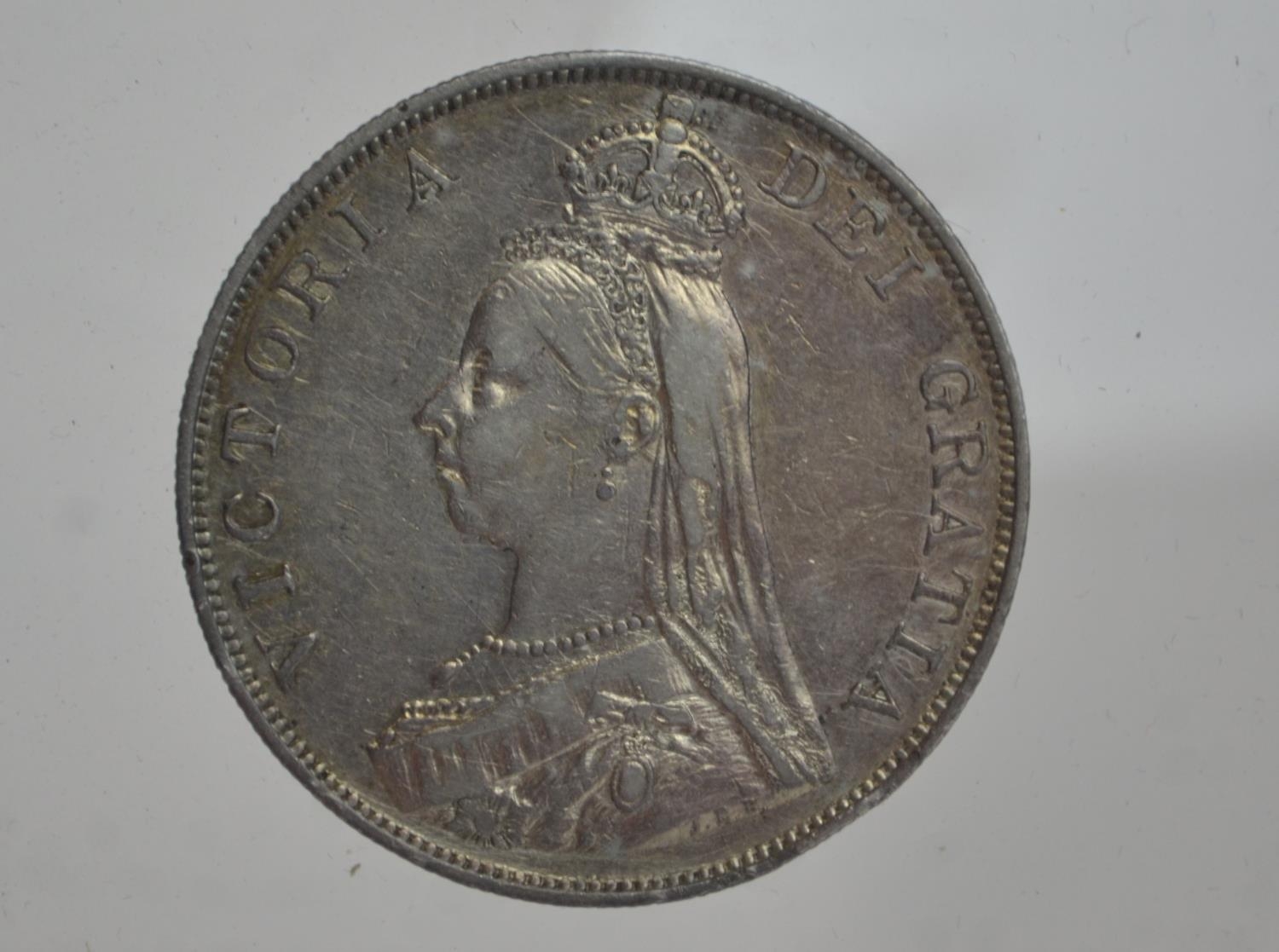 1887 double florin  - Image 2 of 3