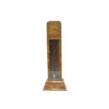 Hand Made walnut veneered Grandmother Clock, W45cm D23cm H127cm.