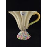 Clarice Cliff 'My Garden' jug, shape no. 830, 19.5cm high