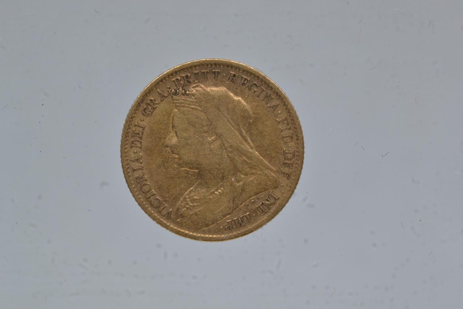 1899 Victoria (Old Head) half sovereign  - Image 2 of 2