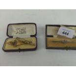 Three RAF sweetheart brooches, including one silver &amp; two gilt metal with enamel