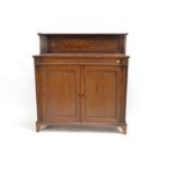 Slim mahogany chiffonier 102cm long 36cm deep 112cm high