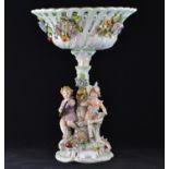 Von Schierholz Plaue porcelain figural centrepiece, 36cm height