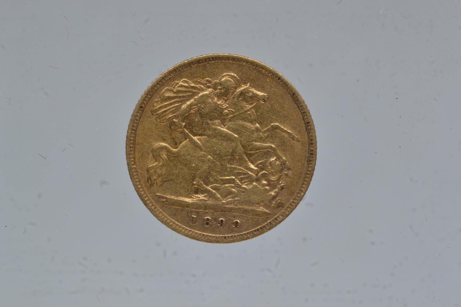 1899 Victoria (Old Head) half sovereign 