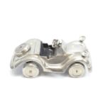 Cast aluminium vintage convertible car ornament L58cm w34cm H20cm