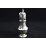 Silver sugar sifter, maker D&amp;S, Birmingham 1939, 103.4 grams