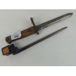 A British No.4 Mk 2 Spike bayonet and other bayonet