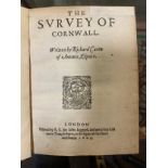 1602 First Edition of 'Survey of Cornwall' by Richard Carew, published by John Jaggard, London