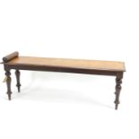 Regency Mahogany bench.