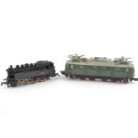 Marklin 3032 loco &amp; Marklin 3024 electric loco. Box without boxes.