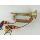 British Army brass trumpet