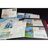 Large collection RAF Escaping Society first day covers celebrating prisoners of war escapes, togethe