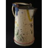 French style painted metal jug