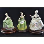 Three Royal Doulton figures, Michele HN2234, Fleur HN2368 &amp; DianaÂ  HN2468.