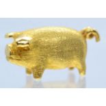 Korean 24ct gold pig, 3.75 grams