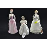 Royal Doulton Take Me Home HN3362, Birthday Girl HN3423 &amp; Coalport Victoria