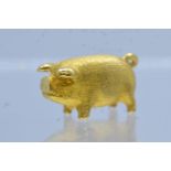 Korean 24ct gold pig, 3.75 grams