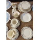 Royal Doulton 'Juliet' pattern dinner &amp; tea set for six, comprising dinner plates, side plates,