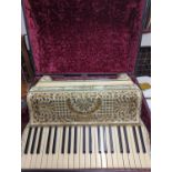 Italian Dallape Organ Tone piano accordian, with case