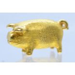 Korean 24ct gold pig, 3.75 grams