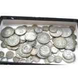 Collection of British and foreign silver coins