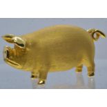 Korean 24ct gold pig, 75.26 grams