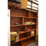 Large reclaimed hardwood bookshelves W186cm x H194cm x D23cm