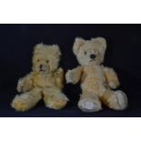 Two vintage Love worn teddys