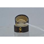 22ct gold band ring, size O, 1.9 grams