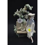 Lladro 3635 seated figure.&nbsp;