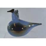 An Oiva Toikka for Iittala (Finland) glass sculpture of a bird, 'Sky Curlew', dated 1972, etched sig