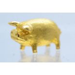 Korean 24ct gold pig, 3.75 grams