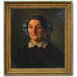 Kluge, H. (Kluge, Carl Gustav Hermann, ?, 1833-1913 Dresden)Bildnis einer älteren Dame. 1856